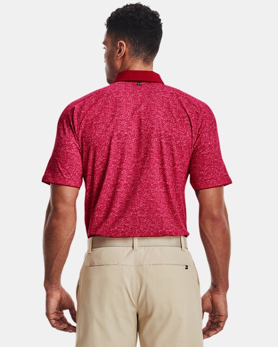 Men's UA Iso-Chill Polo, Pink, pdpMainDesktop image number 1